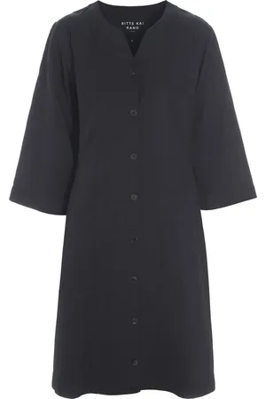 Bitte Kai Rand Dames, Jurken, Zwart, Maat: XS Leer