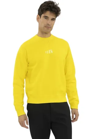 Dsquared2 Heren, Sweatshirts & Hoodies, Geel, Maat: M Katoen