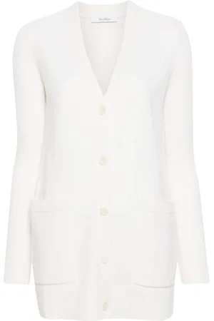 Max Mara Dames, Truien, Wit, Maat: M Wol