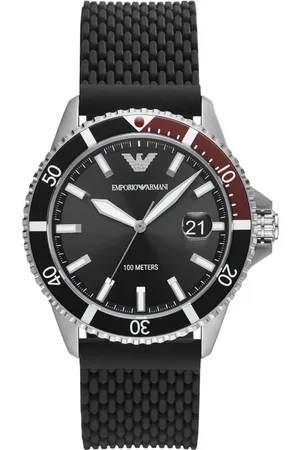 Emporio Armani Heren, Accessoires, Zwart, Maat: ONE Size