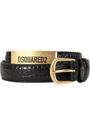 Dsquared2 Heren, Accessoires, Zwart, Maat: 85 CM Leer