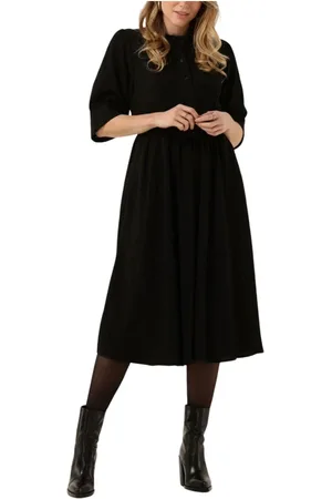 Lollys Laundry Dames, Jurken, Zwart, Maat: S