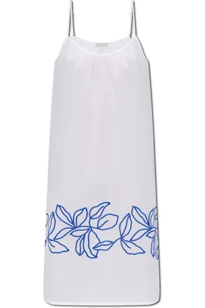 Hanro Dames, Nachtkleding & Lounge, Wit, Maat: XL Katoen