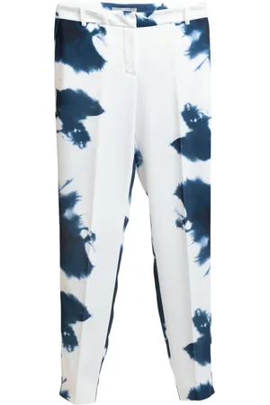 ERMANNO SCERVINO Dames, Broeken, Wit, Maat: S Katoen