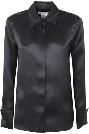 Max Mara Dames, Blouses & Shirts, Zwart, Maat: M Organdy