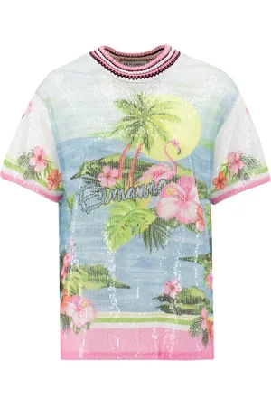 ERMANNO SCERVINO Dames, Tops, Blauw, Maat: S Poliester