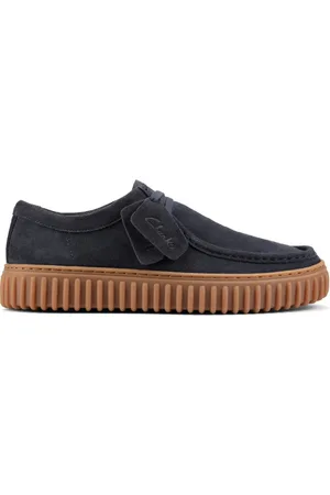 Clarks Heren, Schoenen, Blauw, Maat: 46 EU Leer