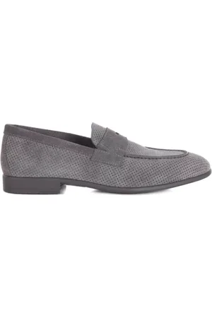 BALDININI Heren, Schoenen, Grijs, Maat: 42 1/2 EU Suède