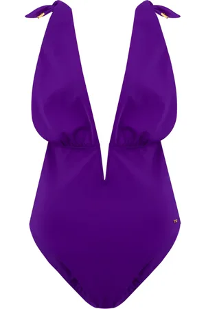 Tom Ford Dames, Badkleding, Paars, Maat: L Jersey