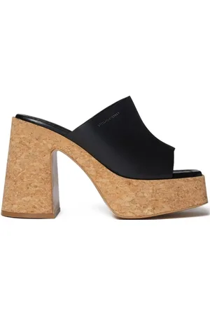 Stella McCartney Dames, Schoenen, Zwart, Maat: 39 EU Leer
