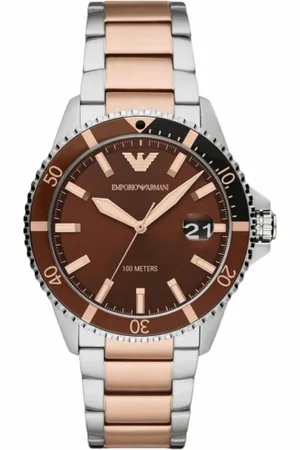 Emporio Armani Heren, Accessoires, Grijs, Maat: ONE Size