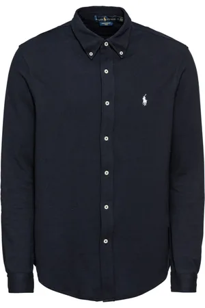 Ralph Lauren Heren, Overhemden, Blauw, Maat: 2XL Katoen