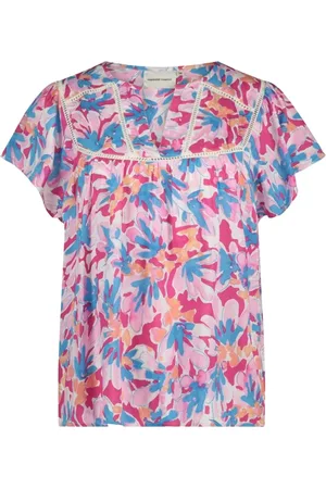 Fabienne Chapot Dames, Blouses & Shirts, Veelkleurig, Maat: XL Viscose