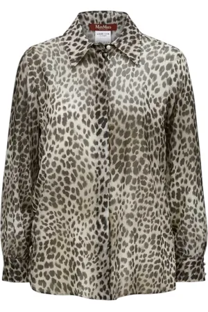 Max Mara Dames, Blouses & Shirts, Bruin, Maat: 2XS Zijde