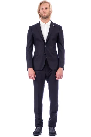 TAGLIATORE Heren, Pakken, Blauw, Maat: 2XL Wol
