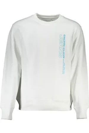 Calvin Klein Heren, Sweatshirts & Hoodies, Wit, Maat: 2XL Katoen