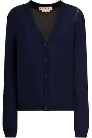 Marni Dames, Truien, Blauw, Maat: S Zijde