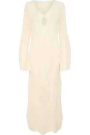 Karen by Simonsen Dames, Jurken, Wit, Maat: 2XL