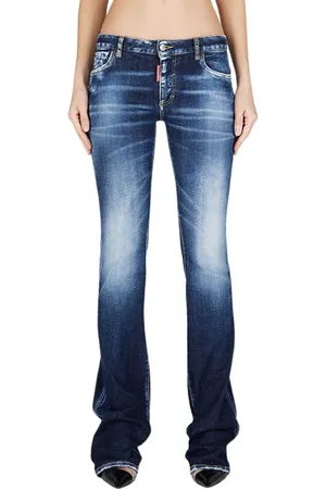 Dsquared2 Dames, Jeans, Blauw, Maat: S Katoen