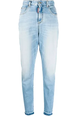 Dsquared2 Dames, Jeans, Blauw, Maat: XS Katoen
