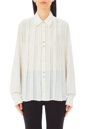 Liu Jo Dames, Blouses & Shirts, Wit, Maat: M Poliester