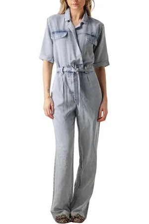 FREEBIRD Dames, Jumpsuits & Playsuits, Blauw, Maat: S