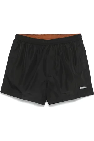 Ermenegildo Zegna Heren, Badkleding, Zwart, Maat: 2XL Poliester