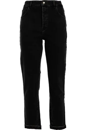 Liu Jo Dames, Jeans, Zwart, Maat: W28 Katoen