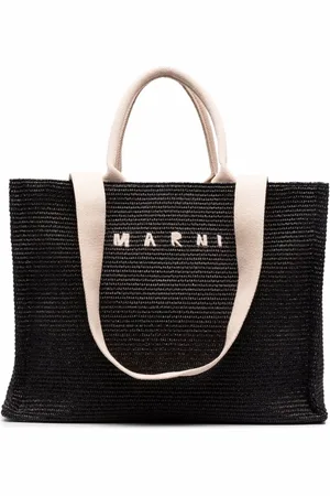 Marni Heren, Tassen, Zwart, Maat: ONE Size Katoen