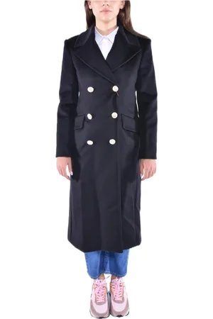 Max Mara Dames, Mantels, Zwart, Maat: S Wol