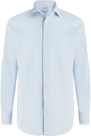 Boggi Milano Heren, Overhemden, Blauw, Maat: 3XL Jersey