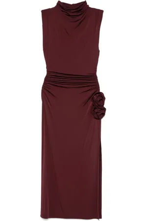 MAGDA BUTRYM Dames, Jurken, Bruin, Maat: S Viscose