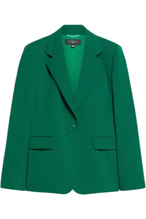 Max Mara Dames, Jassen, Groen, Maat: S Wol