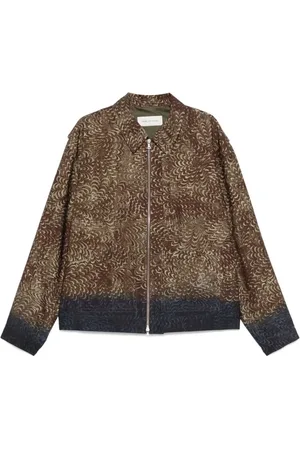 DRIES VAN NOTEN Heren, Jassen, Bruin, Maat: L
