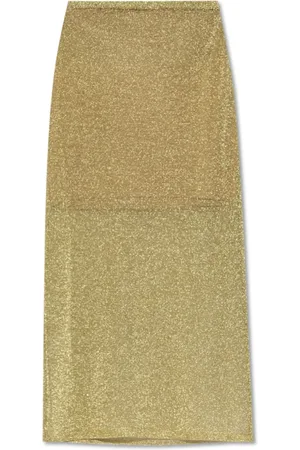 Cult Gaia Dames, Rokken, Geel, Maat: S Viscose