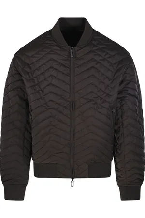 Emporio Armani Heren, Jassen, Bruin, Maat: L Poliester