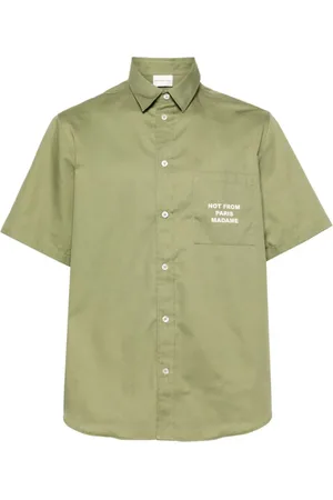 Drôle de Monsieur Heren, Overhemden, Groen, Maat: S