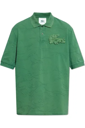 Lacoste Unisex, Tops, Groen, Maat: M Katoen