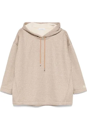 Max Mara Dames, Sweatshirts & Hoodies, Bruin, Maat: M Katoen