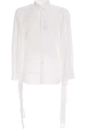 Comme des Garçons Heren, Overhemden, Wit, Maat: S Katoen