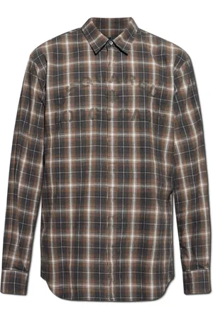 Dsquared2 Heren, Overhemden, Bruin, Maat: S Katoen