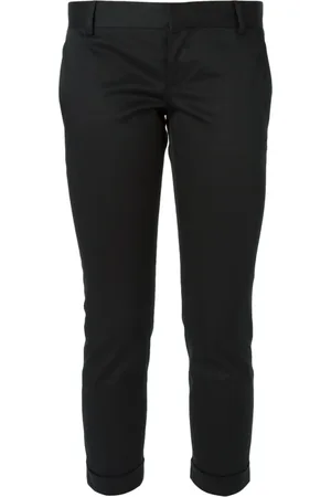 Dsquared2 Dames, Broeken, Zwart, Maat: 2XS Katoen