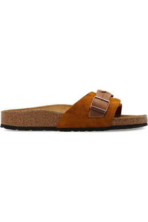 Birkenstock Dames, Schoenen, Bruin, Maat: 40 EU Suède