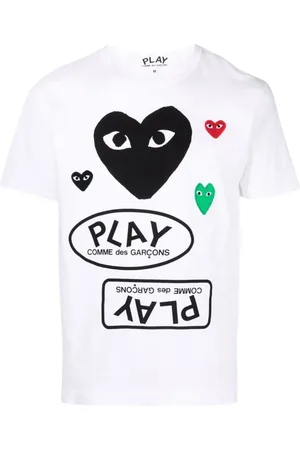 Comme des Garçons Heren, Tops, Wit, Maat: S Katoen