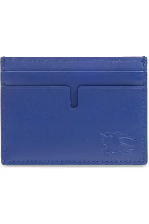 Burberry Heren, Accessoires, Blauw, Maat: ONE Size Leer