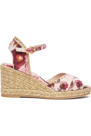 Stuart Weitzman Dames, Schoenen, Veelkleurig, Maat: 41 EU Jute