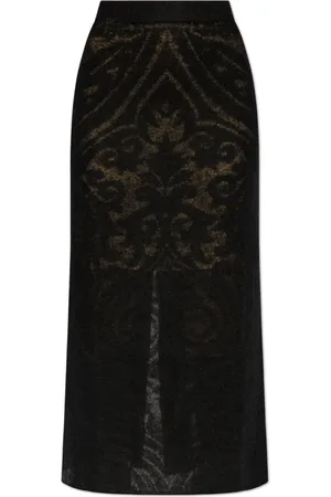 Etro Dames, Rokken, Zwart, Maat: 2XS Wol