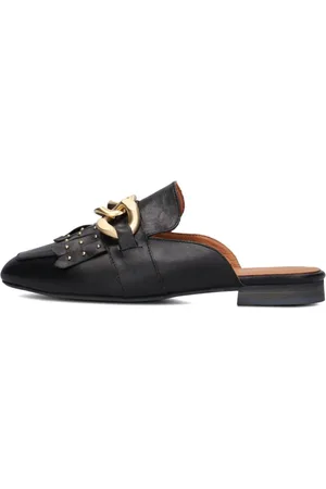 NOTRE-V Dames, Schoenen, Zwart, Maat: 39 EU Leer