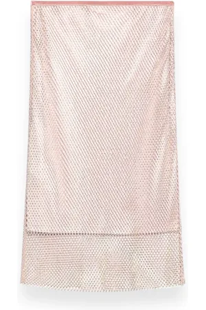 Sportmax Dames, Rokken, Roze, Maat: M Poliester