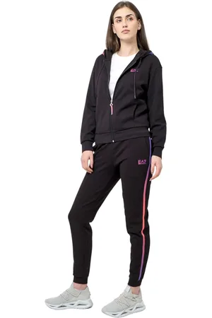 EA7 Dames, Sport, Zwart, Maat: XS Katoen